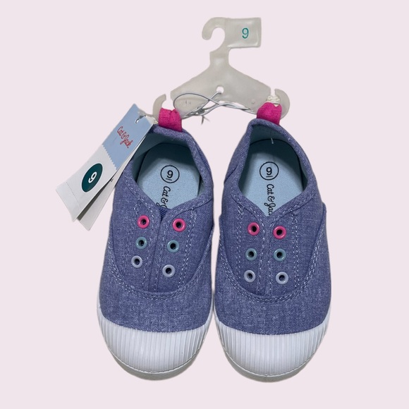 Cat & Jack Blue Shoes (NWT) - Picture 2 of 3